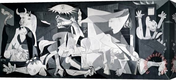 Pablo Picasso Guernica Stretched Canvas Print / Canvas Art