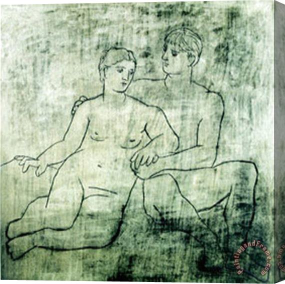 Pablo Picasso L Idillio C 1923 Stretched Canvas Painting / Canvas Art