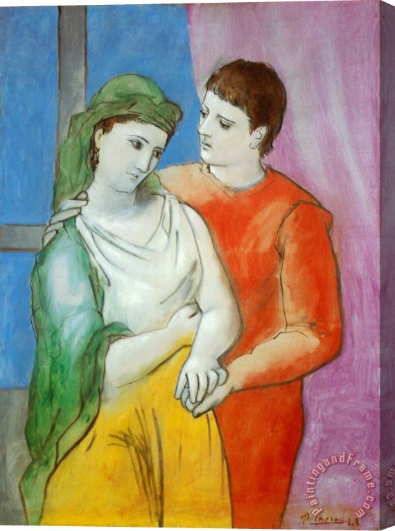 Pablo Picasso Masterworks of Art The Lovers Stretched Canvas Print / Canvas Art