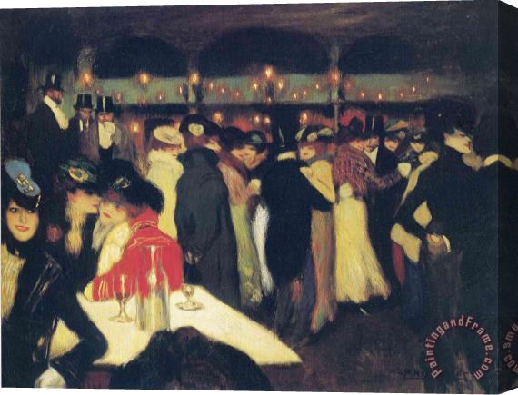 Pablo Picasso Moulin De La Galette 1900 Stretched Canvas Print / Canvas Art