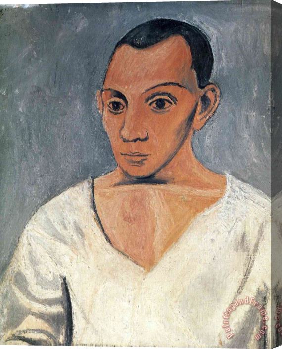 Pablo Picasso Self Portrait 1906 3 Stretched Canvas Painting / Canvas Art