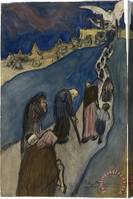 Pablo Picasso The End of The Road (au Bout De La Route) Stretched Canvas Print / Canvas Art