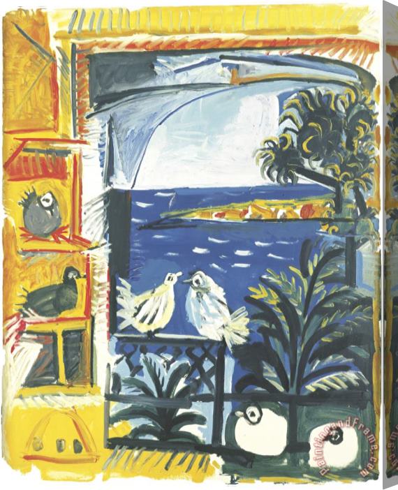 Pablo Picasso The Pigeons Stretched Canvas Print / Canvas Art