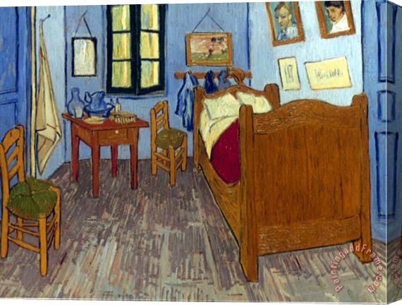 Pablo Picasso Vincent Van Gogh Van Gogh Bedroom 1889 Stretched Canvas Print / Canvas Art