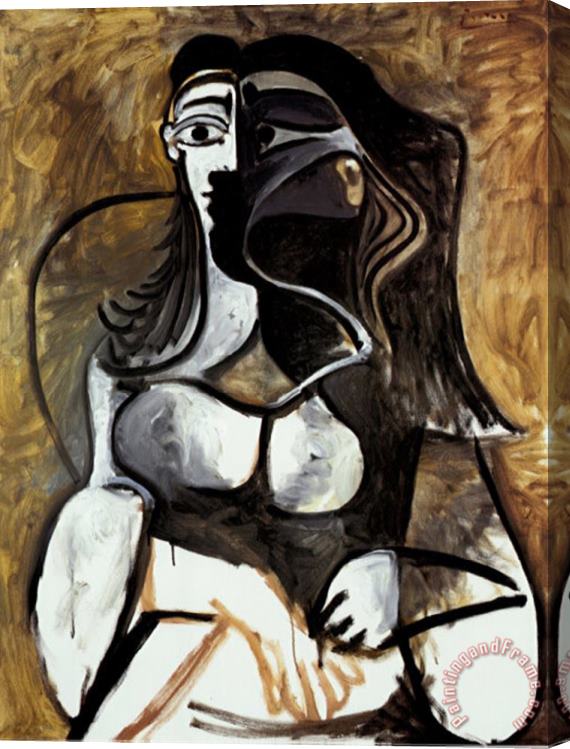 Pablo Picasso Woman in an Armchair Stretched Canvas Print / Canvas Art