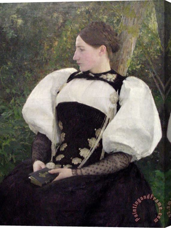 Pascal Adolphe Jean Dagnan Bouveret A Woman From Bern, Switzerland Stretched Canvas Painting / Canvas Art