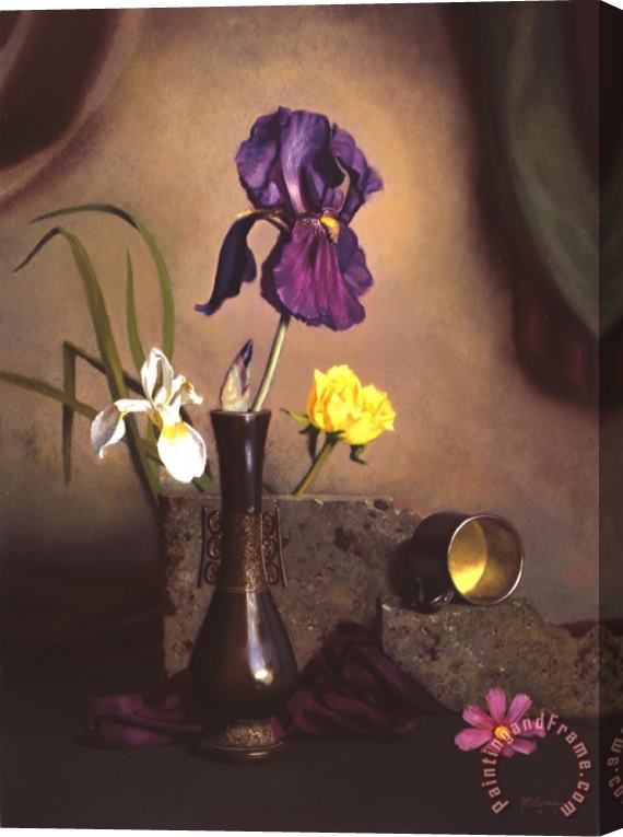 Patrick Devonas Flower Stillife Stretched Canvas Painting / Canvas Art