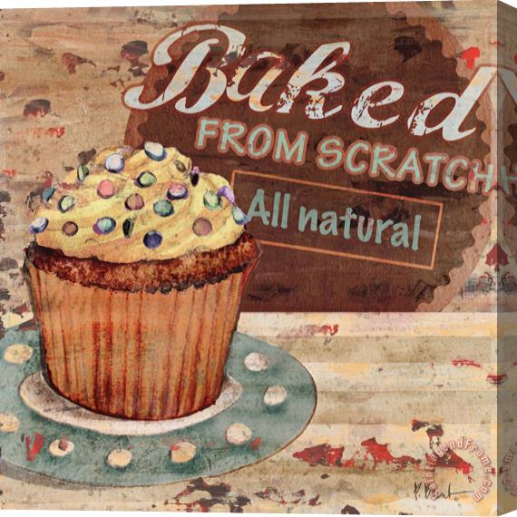 Paul Brent Baking Sign II Stretched Canvas Painting / Canvas Art