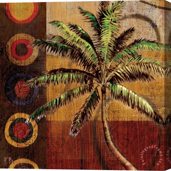 Paul Brent Contemporary Palm I Stretched Canvas Print / Canvas Art