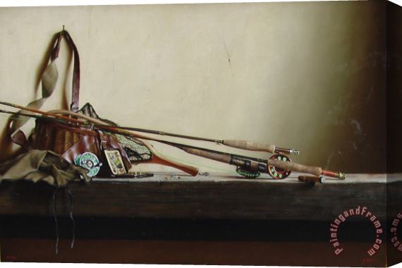Paul Brown Stuart's Rods Stretched Canvas Painting / Canvas Art