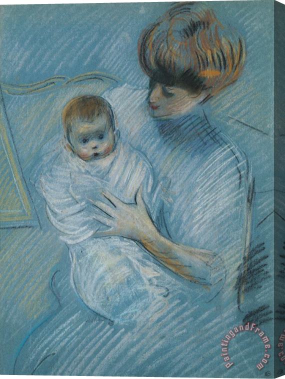 Paul Cesar Helleu Maternity Stretched Canvas Painting / Canvas Art