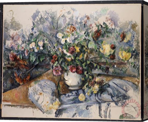 Paul Cezanne A Large Bouquet of Flowers C 1892 95 Stretched Canvas Print / Canvas Art