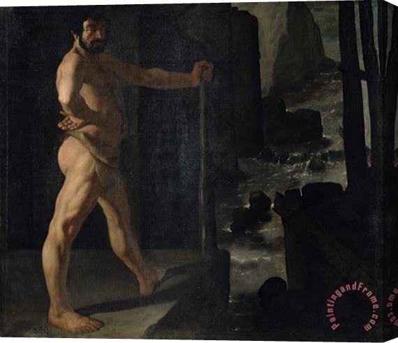 Paul Cezanne Apotheosis of Delacroix Stretched Canvas Painting / Canvas Art