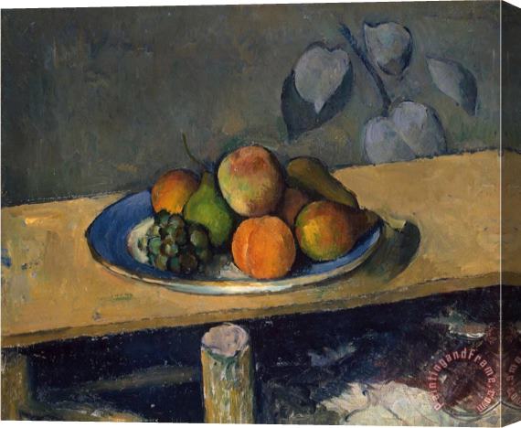 Paul Cezanne Apples Pears And Grapes C 1879 Stretched Canvas Print / Canvas Art