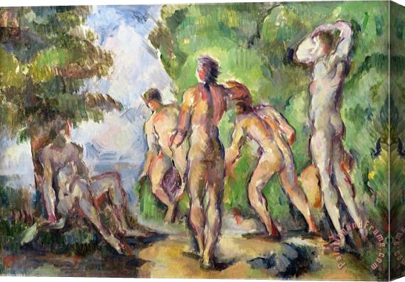 Paul Cezanne Bathers C 1892 94 Stretched Canvas Painting / Canvas Art