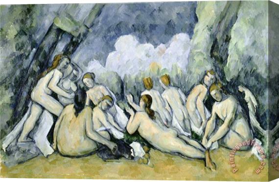 Paul Cezanne Bathers Les Grandes Baigneuses Stretched Canvas Print / Canvas Art