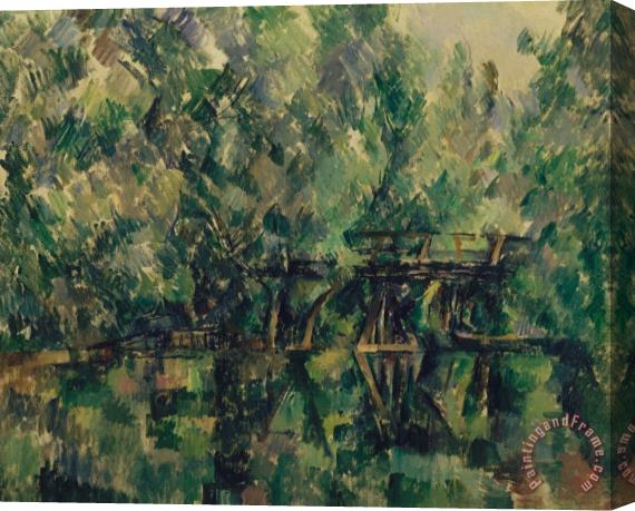 Paul Cezanne Bridge Over Pool Stretched Canvas Print / Canvas Art