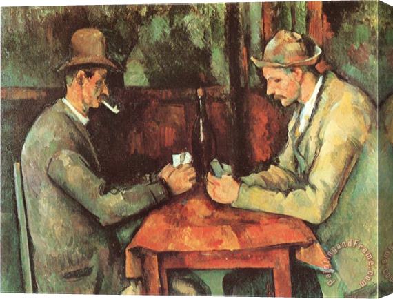 Paul Cezanne Card Players C 1890 Stretched Canvas Print / Canvas Art