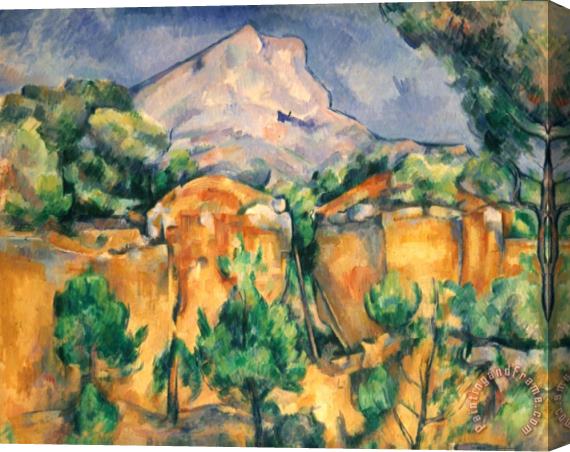 Paul Cezanne Cezanne Sainte Victoire Stretched Canvas Painting / Canvas Art