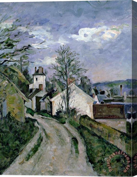 Paul Cezanne Doctor Gachet S House at Auvers Circa 1873 Stretched Canvas Print / Canvas Art