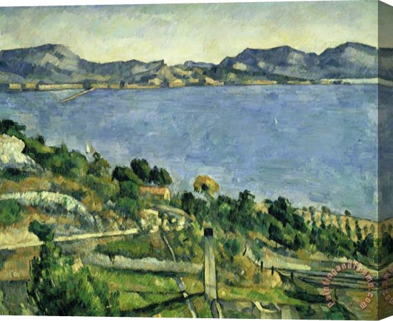 Paul Cezanne L Estaque Landscape in The Gulf of Marseille About 1878 79 Stretched Canvas Painting / Canvas Art