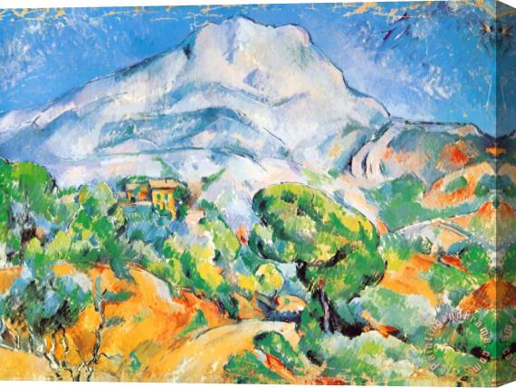 Paul Cezanne La Montagne St Victoire Stretched Canvas Print / Canvas Art