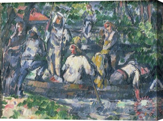 Paul Cezanne Leaving on The Water 1879 82 Stretched Canvas Print / Canvas Art