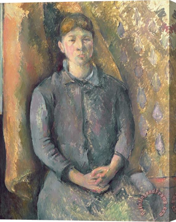 Paul Cezanne Madame Cezanne Stretched Canvas Painting / Canvas Art
