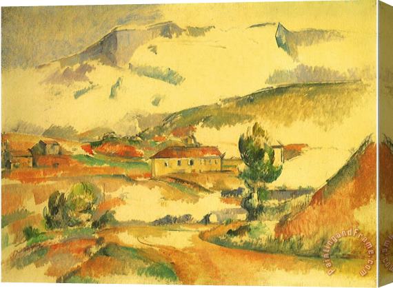 Paul Cezanne Mont Sainte Victoire 1887 Stretched Canvas Print / Canvas Art