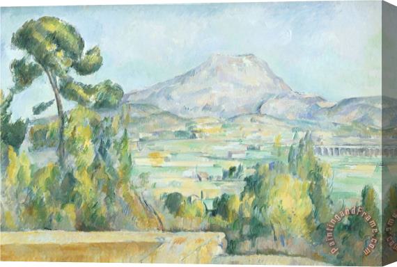 Paul Cezanne Montagne Saint Victoire 1890 Stretched Canvas Print / Canvas Art