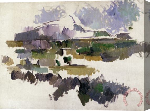 Paul Cezanne Montagne Sainte Victoire 1904 05 Stretched Canvas Painting / Canvas Art