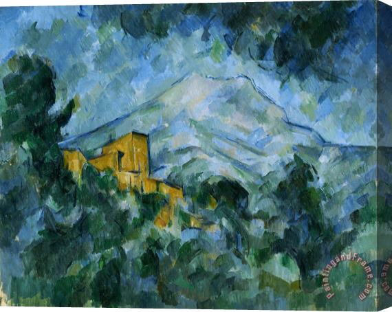 Paul Cezanne Montagne Sainte Victoire And Chateau Noir Stretched Canvas Painting / Canvas Art
