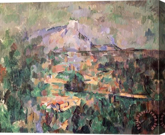 Paul Cezanne Montagne Sainte Victoire From Lauves 1904 06 Stretched Canvas Painting / Canvas Art