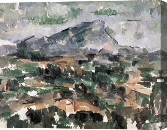 Paul Cezanne Mountain Sainte Victoire Stretched Canvas Painting / Canvas Art