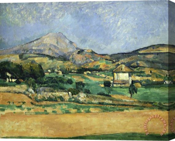 Paul Cezanne Plain of The Mount St Victoire Stretched Canvas Painting / Canvas Art