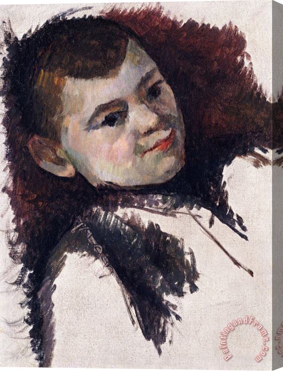 Paul Cezanne Portrait of Paul Cezanne Son of The Artist Stretched Canvas Print / Canvas Art