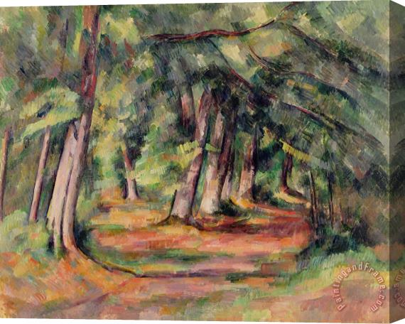 Paul Cezanne Pres du Jas de Bouffan Stretched Canvas Painting / Canvas Art