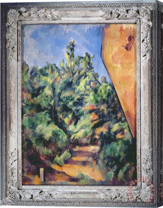 Paul Cezanne Red Rock C 1895 Stretched Canvas Print / Canvas Art