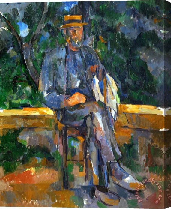 Paul Cezanne Seated Man 1905 1906 Stretched Canvas Painting / Canvas Art