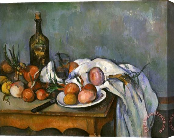 Paul Cezanne Still Life with Onions C 1895 Stretched Canvas Painting / Canvas Art
