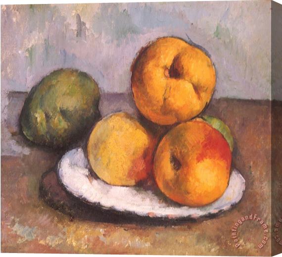 Paul Cezanne Still Life with Quince Apples And Pears 1886 Stretched Canvas Painting / Canvas Art
