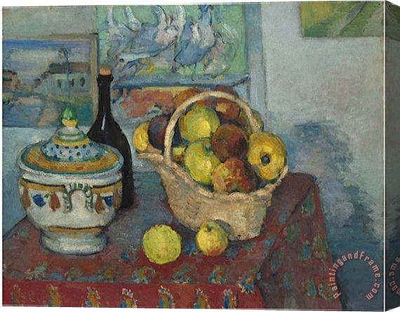 Paul Cezanne Still Life with Soup Toureen C 1877 Stretched Canvas Painting / Canvas Art