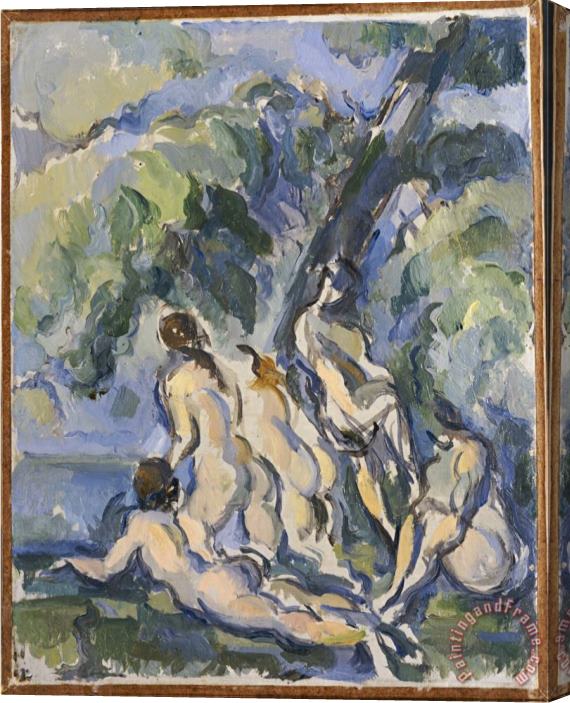 Paul Cezanne Study for Les Grandes Baigneuses C 1902 06 Stretched Canvas Painting / Canvas Art