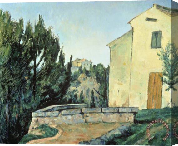 Paul Cezanne The Abandoned House at Tholonet Stretched Canvas Painting / Canvas Art
