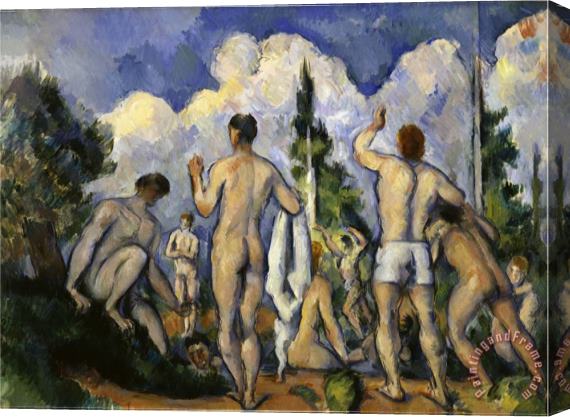 Paul Cezanne The Bathers C 1890 Stretched Canvas Print / Canvas Art