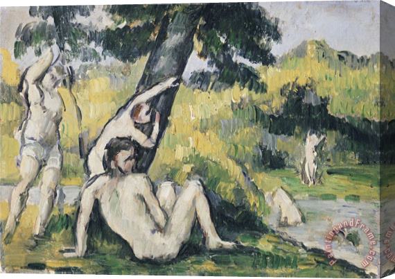 Paul Cezanne The Bathing Place Stretched Canvas Print / Canvas Art