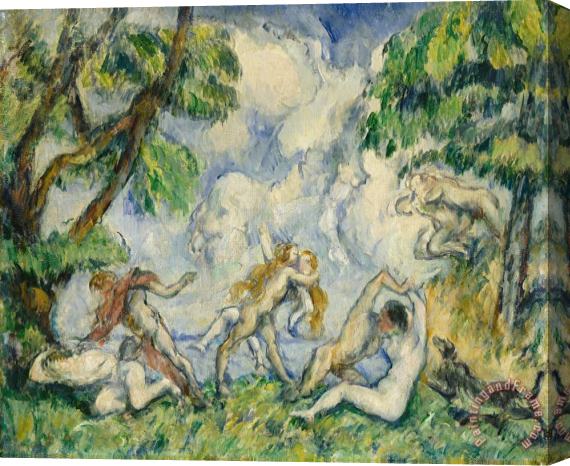 Paul Cezanne The Battle Of Love Stretched Canvas Painting / Canvas Art