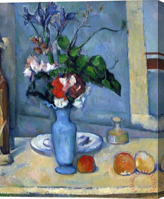 Paul Cezanne The Blue Vase 1885 87 Stretched Canvas Painting / Canvas Art