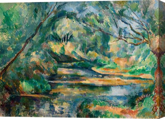 Paul Cezanne The Brook Stretched Canvas Print / Canvas Art