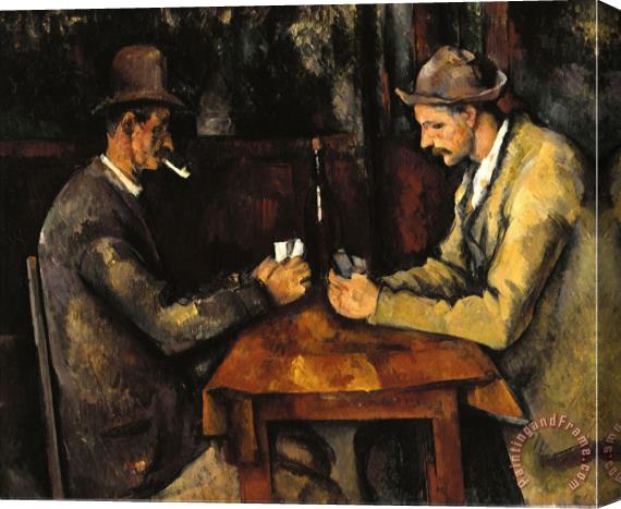 Paul Cezanne The Card Players C 1890 Stretched Canvas Print / Canvas Art
